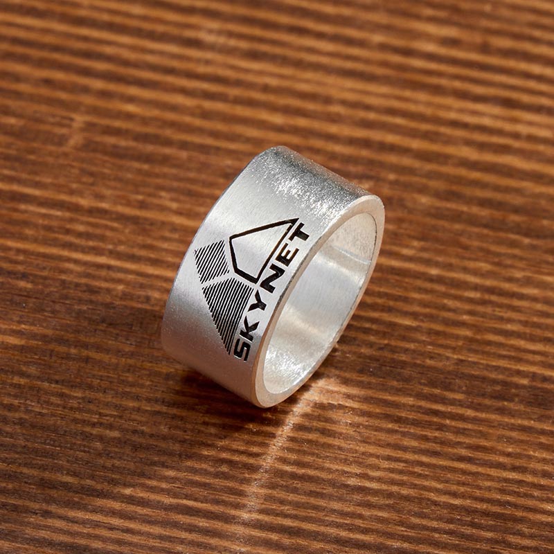 Skynet Geek Silver Bead