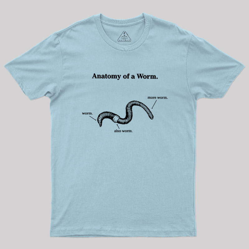 Anatomy Of A Worm Geek T-Shirt