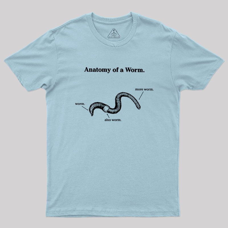 Anatomy Of A Worm Geek T-Shirt
