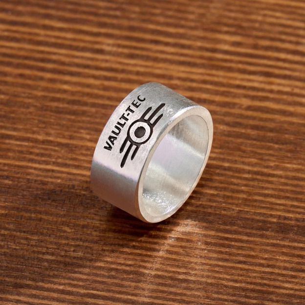 Vault-Tec Geek Silver Bead