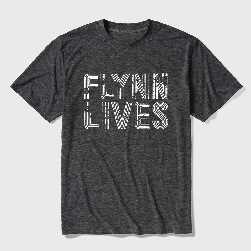 Retro Neon Line Typography Digital Sci‑Fi Ultra Soft Heather Tee