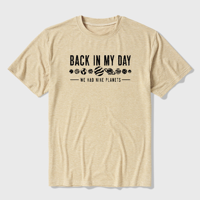 Back In My Day Ultra Soft Heather Tee