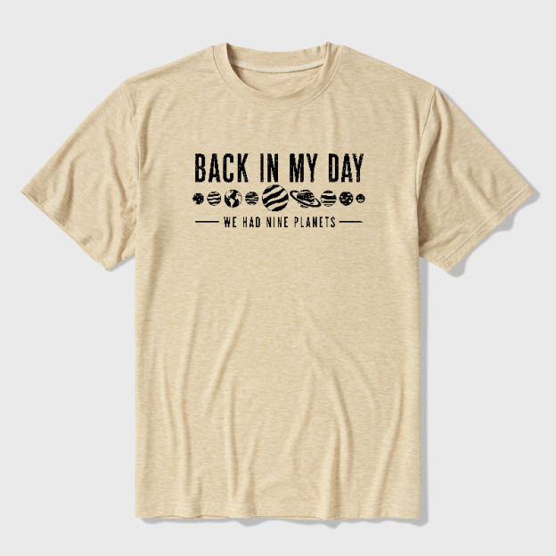 Back In My Day Ultra Soft Heather Tee