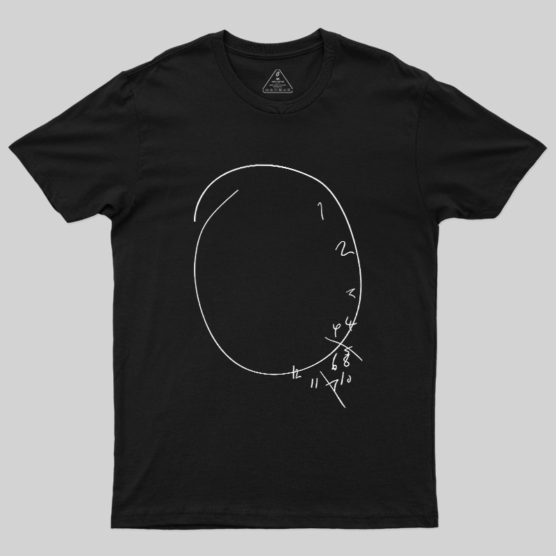 My Brain Can't Draw A Clock Geek T-Shirt