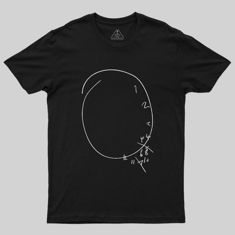 My Brain Can't Draw A Clock Geek T-Shirt