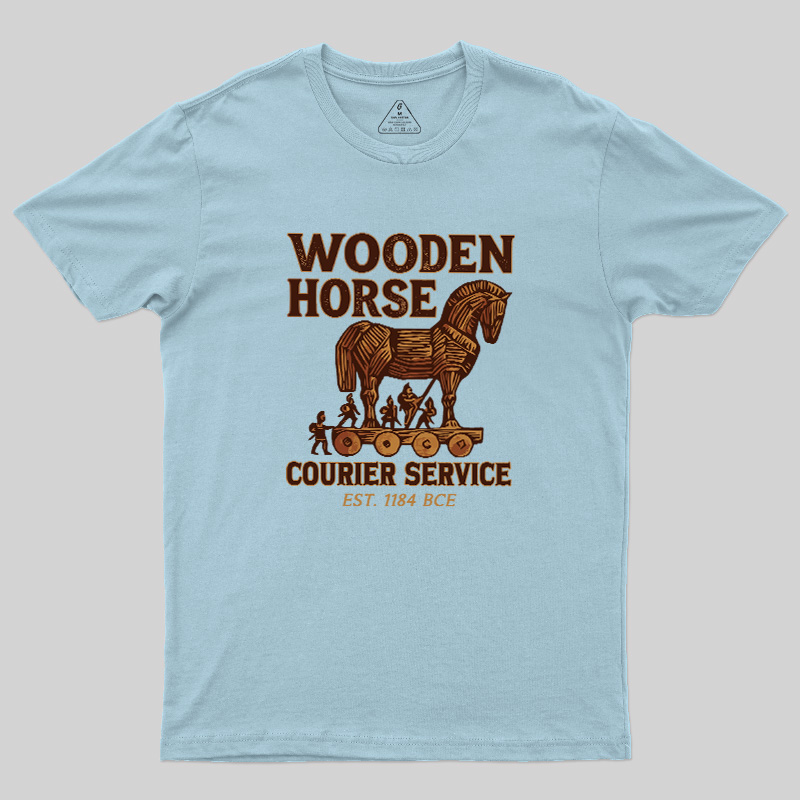 Trojan Courier Geek T-Shirt