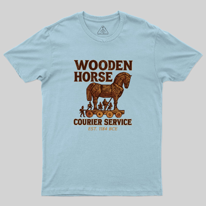 Trojan Courier Geek T-Shirt