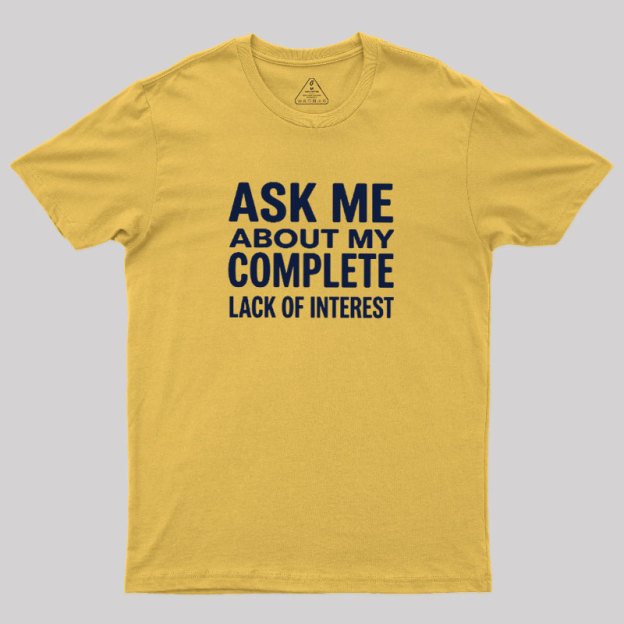 Interest Not Found Geek T-Shirt