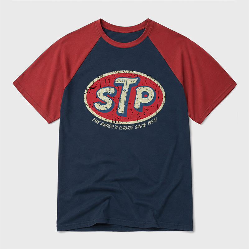STP Racer's Choice 1954 Geek Retro Raglan T-Shirt