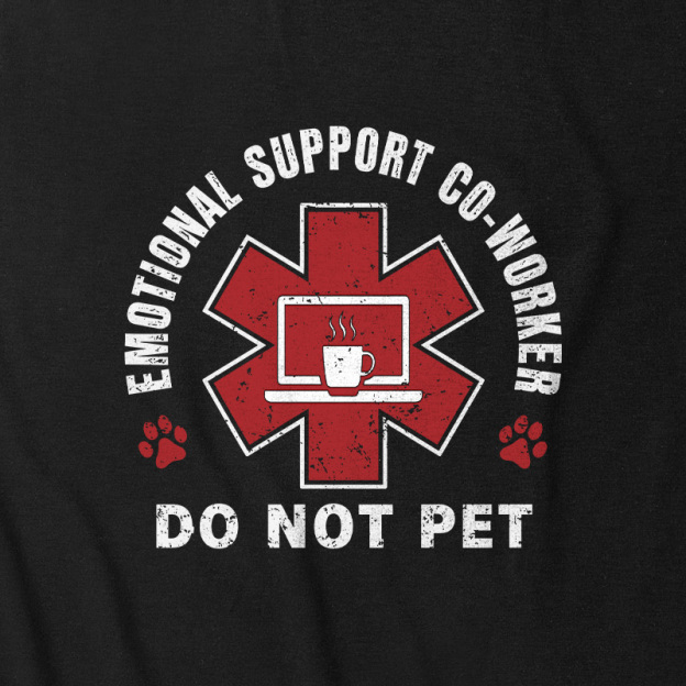 Emotional Support Co-worker Ultra Soft Heather Tank