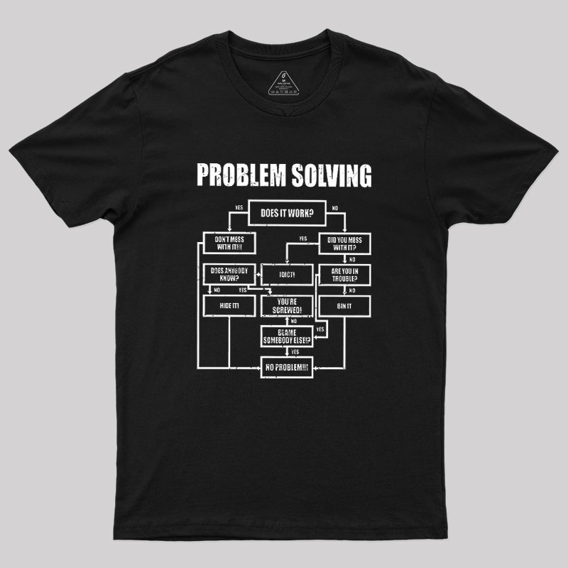 Men Problem Solving Geek T-Shirt