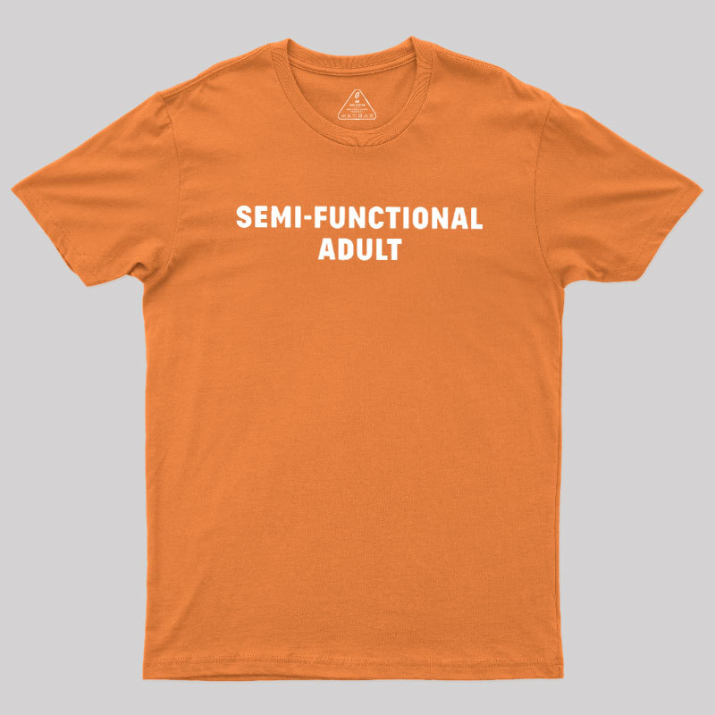 Semi-Functional Adult Geek T-Shirt