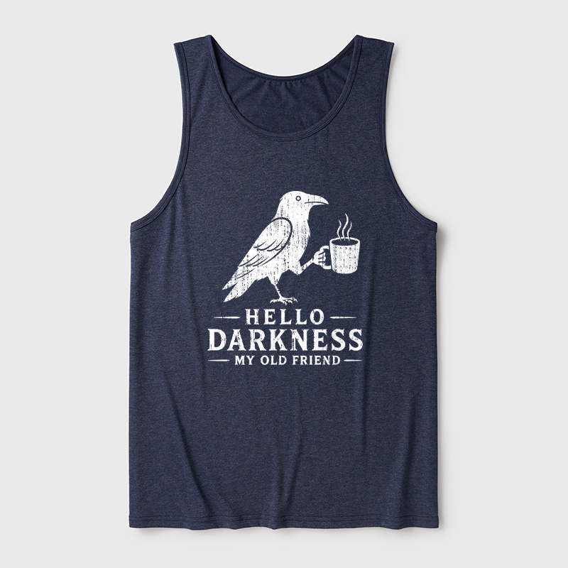 Raven Crow Coffee Ultra Soft Heather Tank