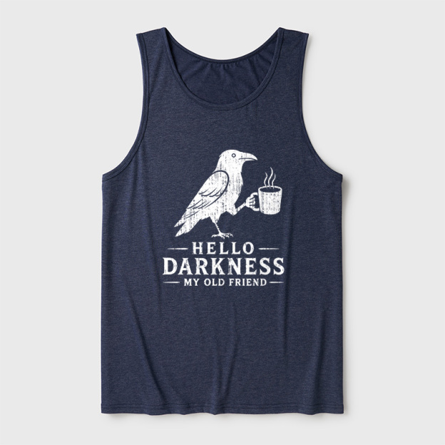 Raven Crow Coffee Ultra Soft Heather Tank