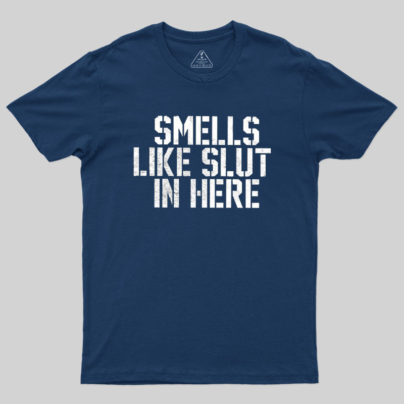 Offensive Smells Like Slut In Here Geek T-Shirt