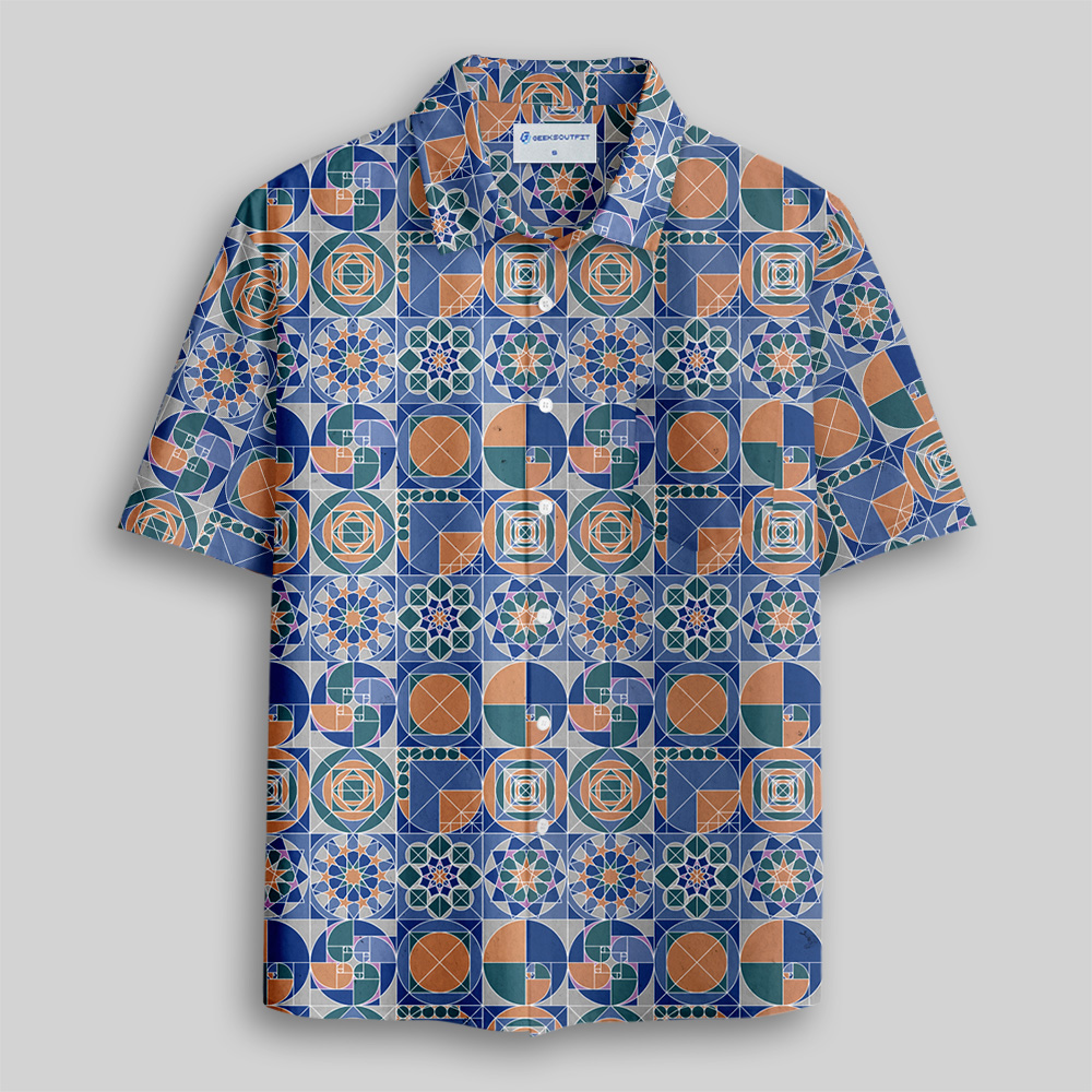 Geometric Faith Button Up Pocket Shirt
