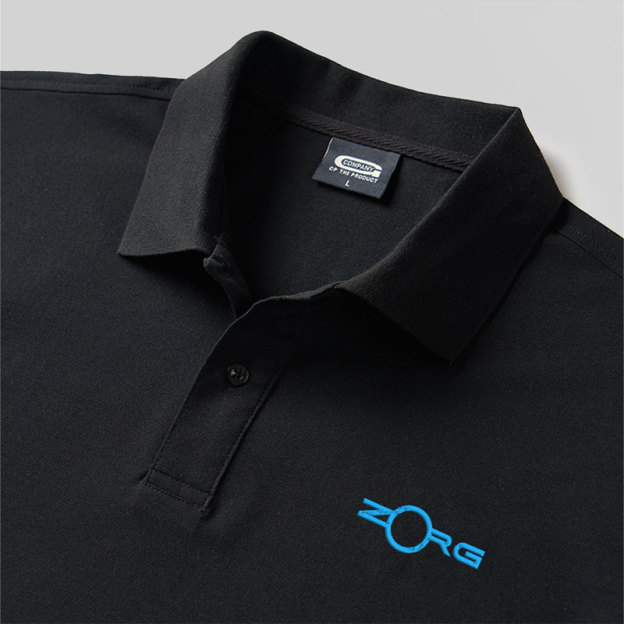 ZORG Geek Embroidered Polo Shirt