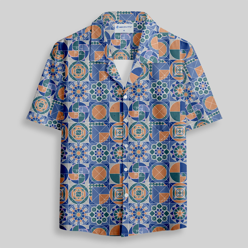 Geometric Faith Button Up Pocket Shirt
