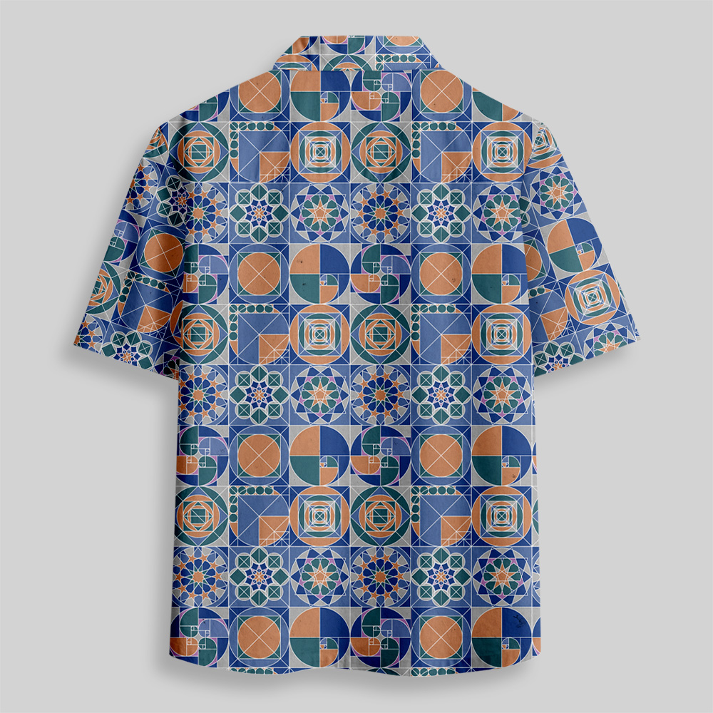 Geometric Faith Button Up Pocket Shirt