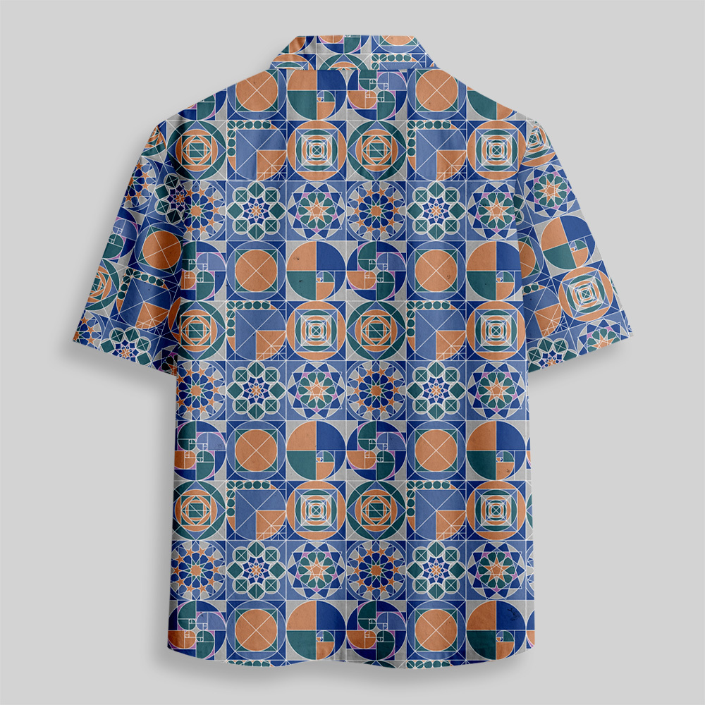 Geometric Faith Button Up Pocket Shirt
