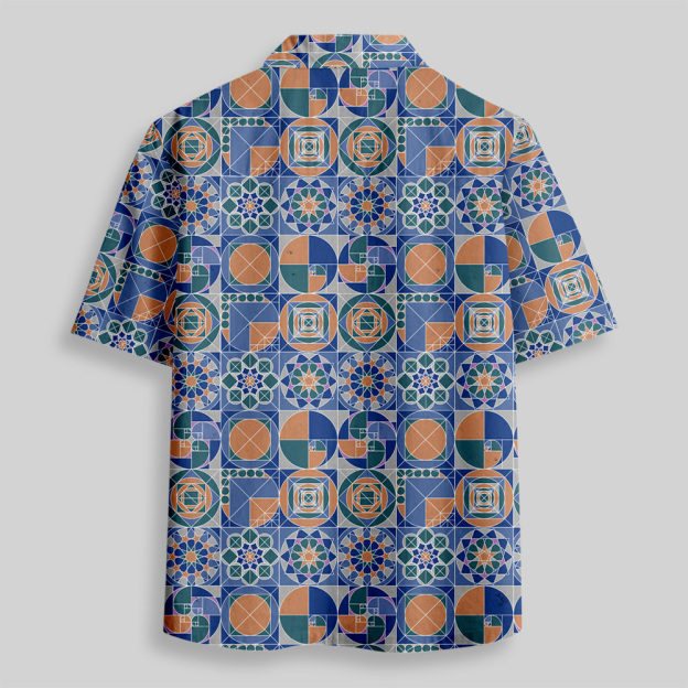 Geometric Faith Button Up Pocket Shirt