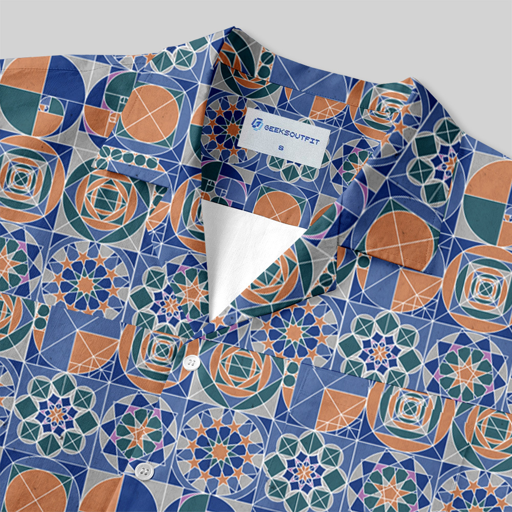 Geometric Faith Button Up Pocket Shirt