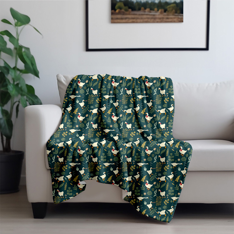Untitled Goose Flannel Blanket
