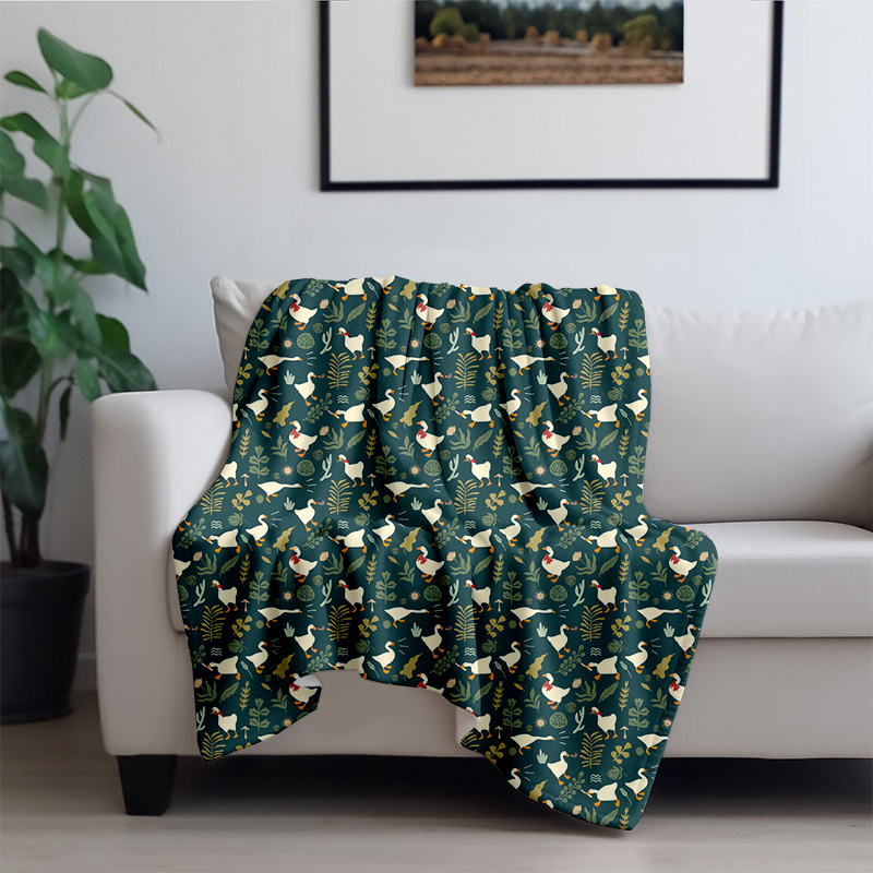 Geeksoutfit Untitled Goose Flannel Blanket for Sale