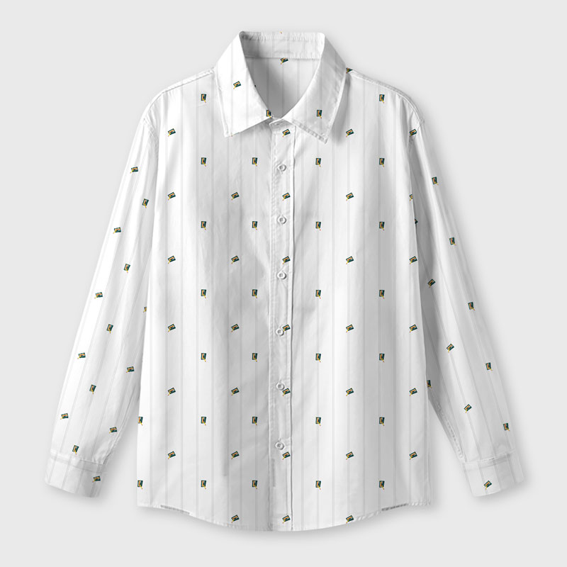 Retro Frequency Geek Long-Sleeved Shirt