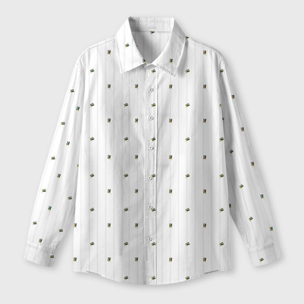 Retro Frequency Geek Long-Sleeved Shirt