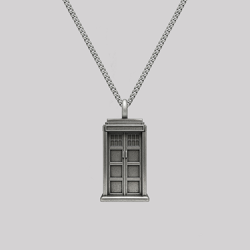 The Gate Of Time Geek Sculptural Necklace
