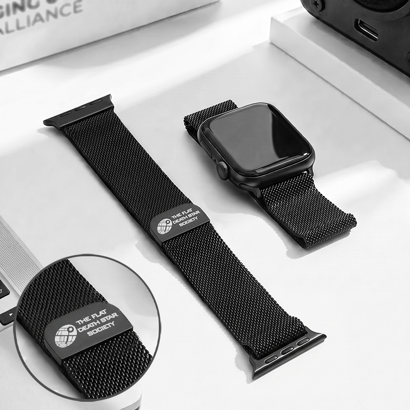 The Flat Death Star Society Geek Milanese Loop Watchband