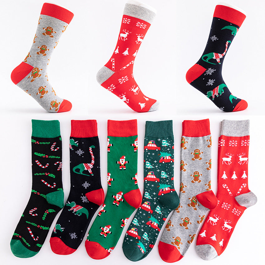 Men's Plus Size Thickened Christmas Tide Socks