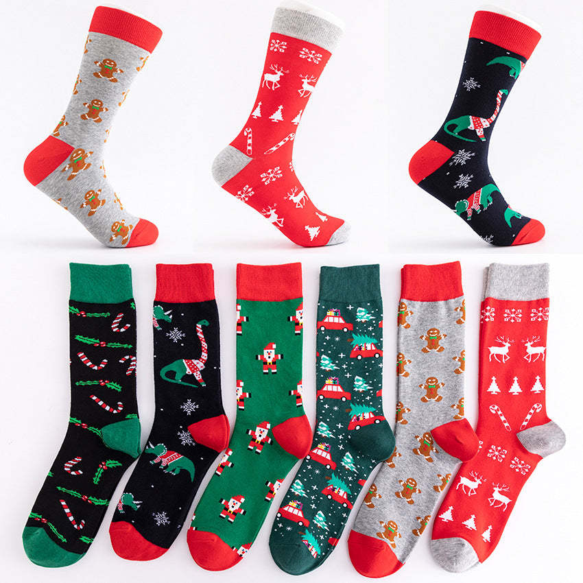 Men's Plus Size Thickened Christmas Tide Socks
