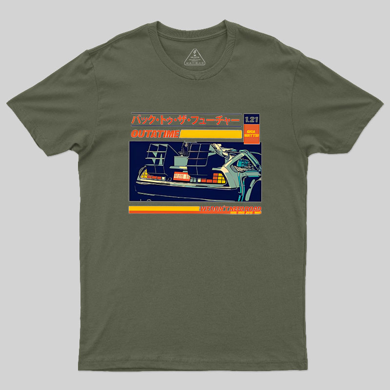 Out A Time Road Geek T-Shirt
