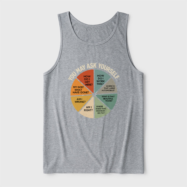 You May Ask Yourself Ultra Soft Heather Tank