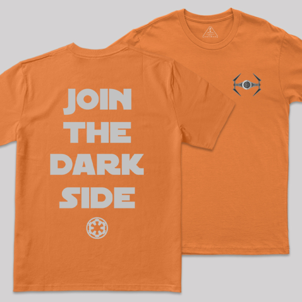 Join The Dark Side Front and Back Printing  Geek T-Shirt