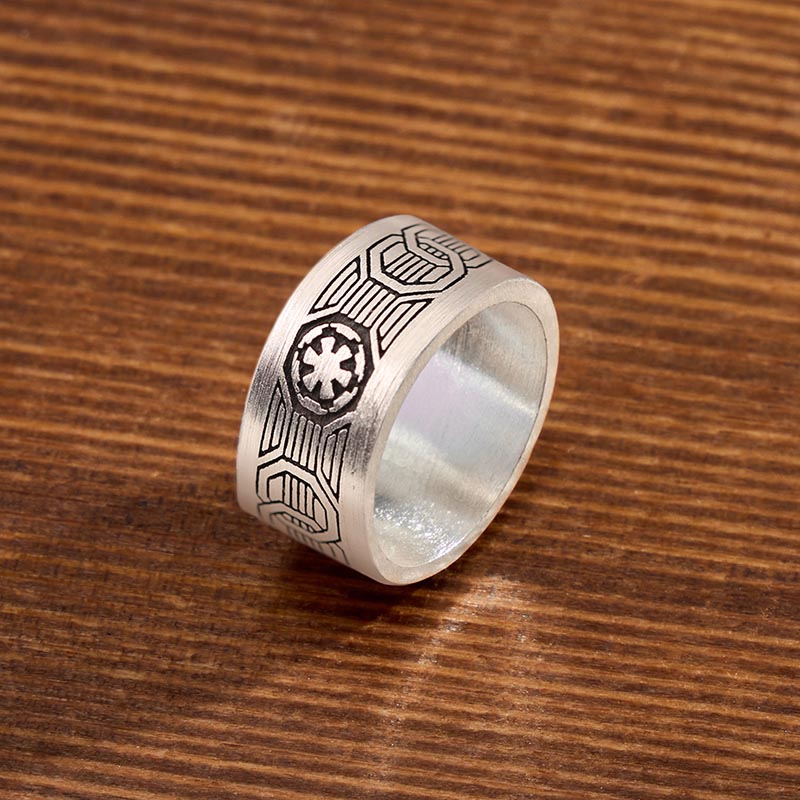 Galactic Empire Geek Silver Bead