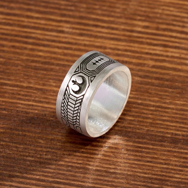 Rebel Alliance Geek Silver Bead