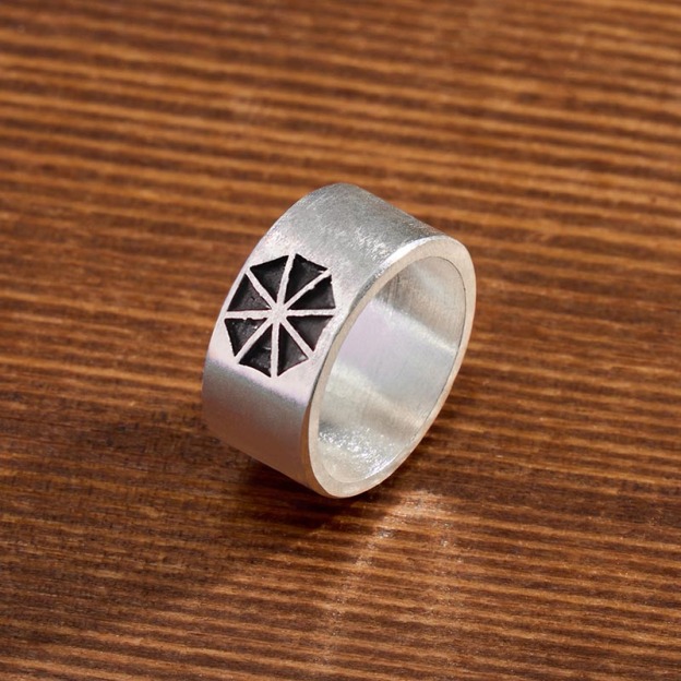 Umbrella Geek Silver Bead