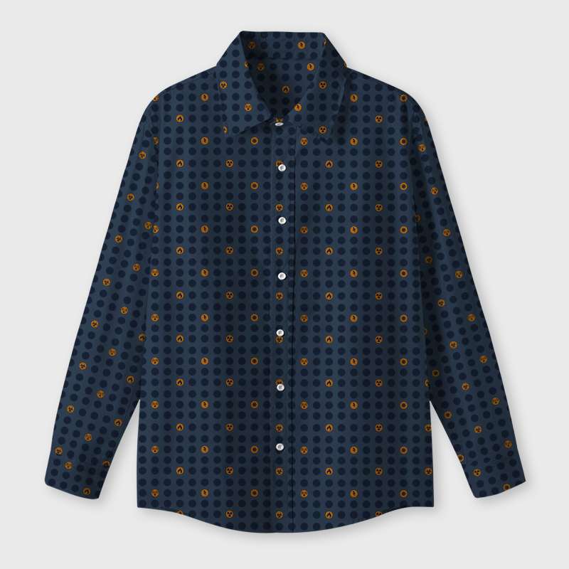 Alert Grid Geek Long-Sleeved Shirt