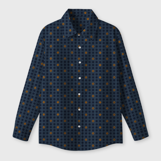 Alert Grid Geek Long-Sleeved Shirt