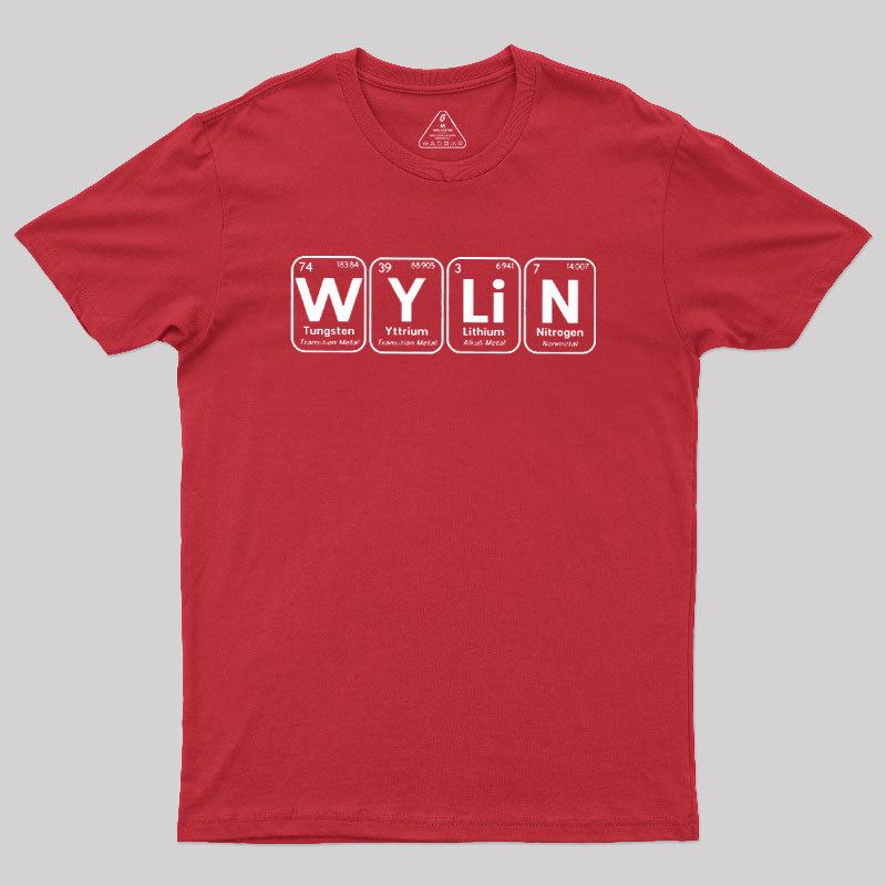 Wylin Periodic Table Geek T-Shirt