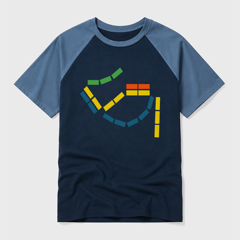 Ticket to Ride Board Game Geek Retro Raglan T-Shirt