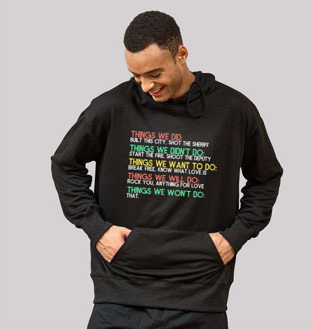 Things We Do Humour Geek Hoodie