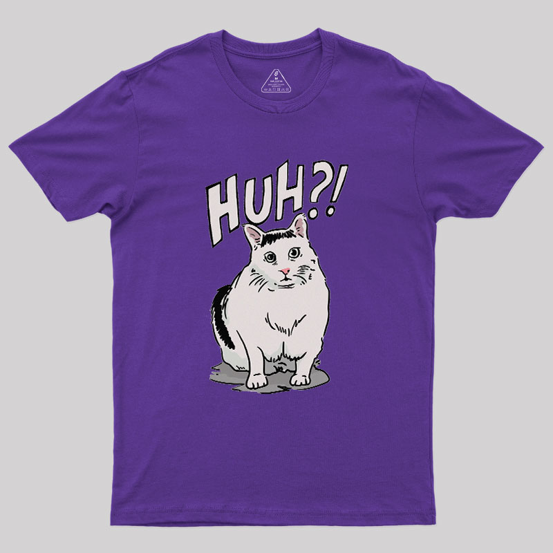 Huh Cat Geek T-Shirt