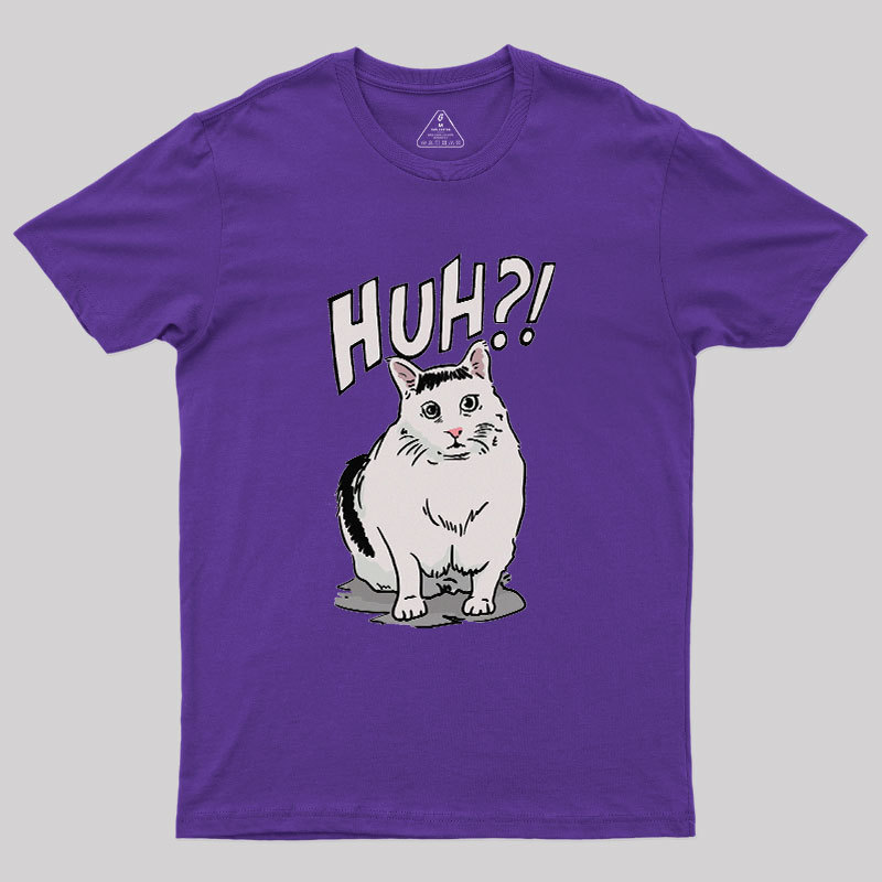 Huh Cat Geek T-Shirt