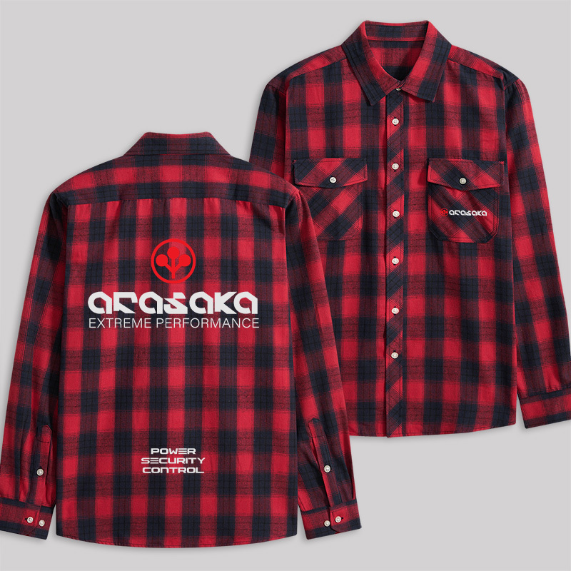 Arasaka Plaid Flannel Shirt