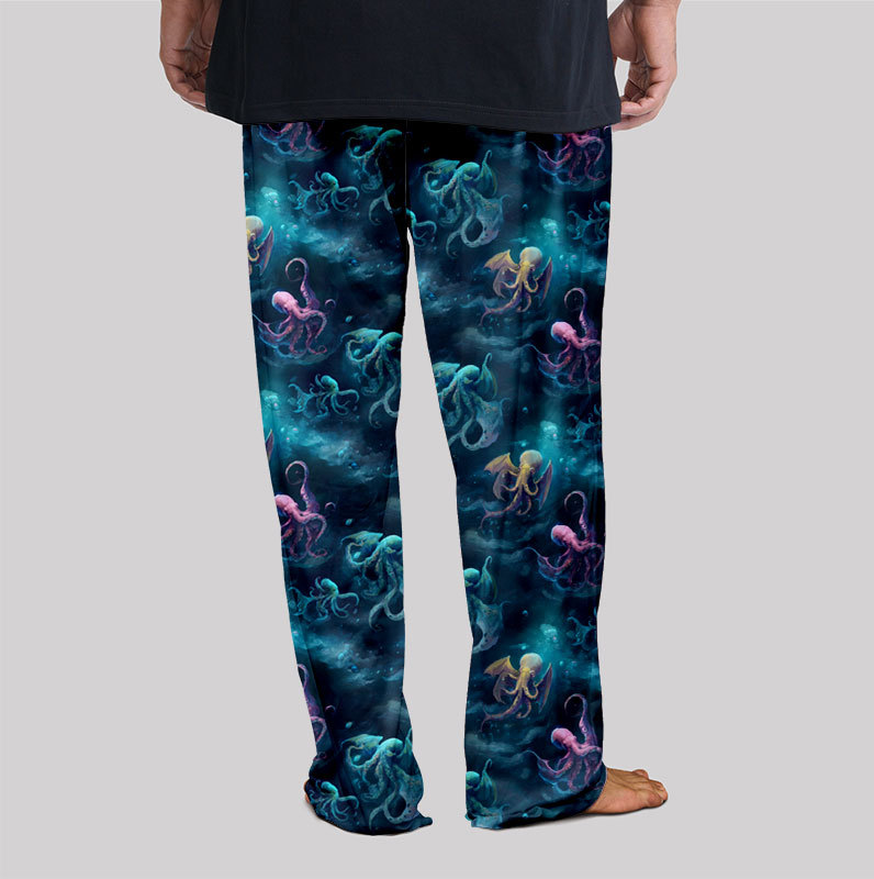 Uncharted Waters of Cthulhu Geek Loungewear Pants