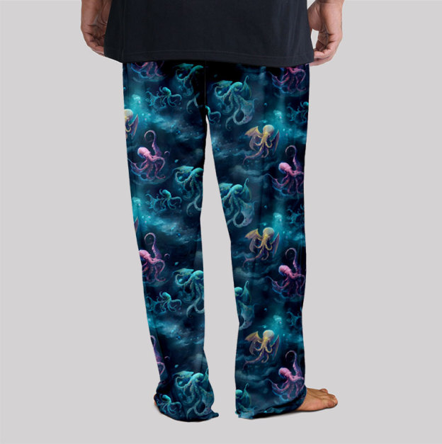 Uncharted Waters of Cthulhu Geek Loungewear Pants